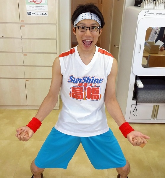 見る人を笑顔にしたいという想いで毎年作っているチラシの撮影