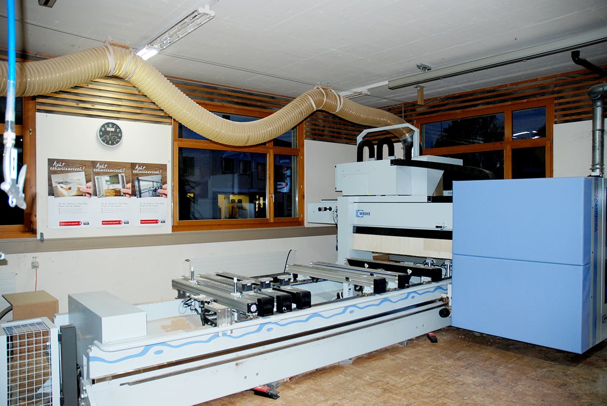 CNC-Maschine - Schreinerei Schmid AG in Oberönz