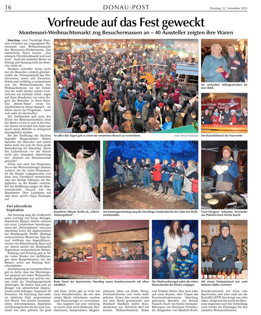 Vorfreude auf das Fest geweckt