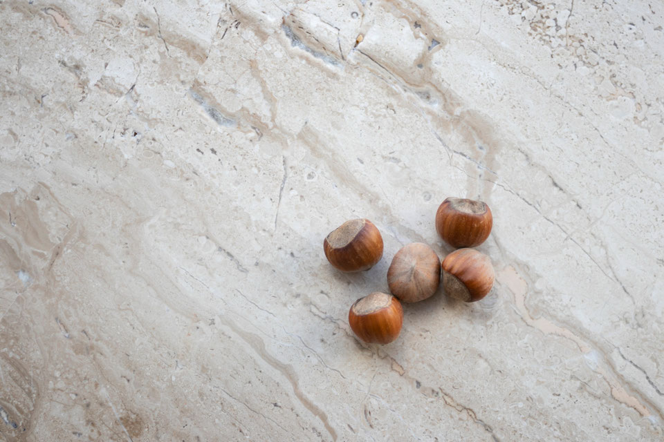 Countertop from cream colored daino reale marble