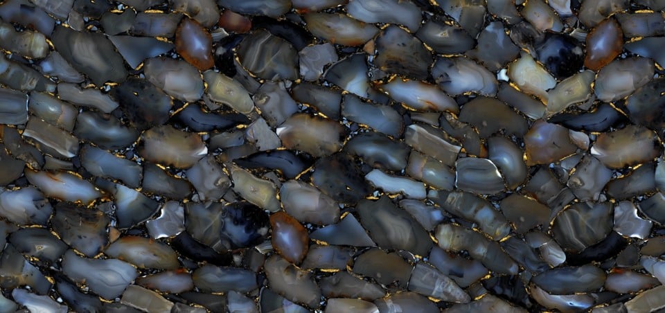 Agate wall manually made by Divya Gem Stonex from Rajastan, India