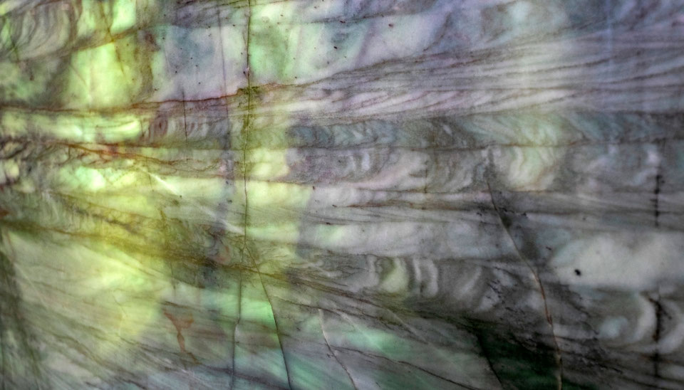 translucent quartzite slab