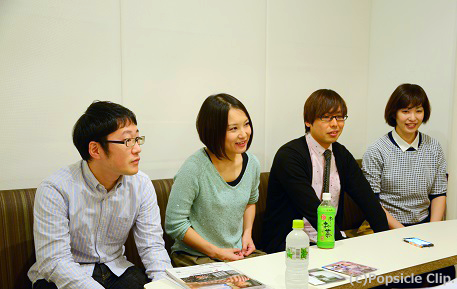 L→　木村孝、大野恭子、武田真一、ジョナ