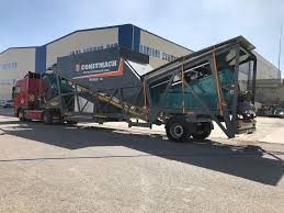 Plantas móviles de hormigón y plantas móviles de trituración