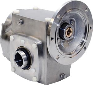 Reductor Aluminio Leeson: engrane, caja reductora, sinfín, rodamiento Leeson, piñón.