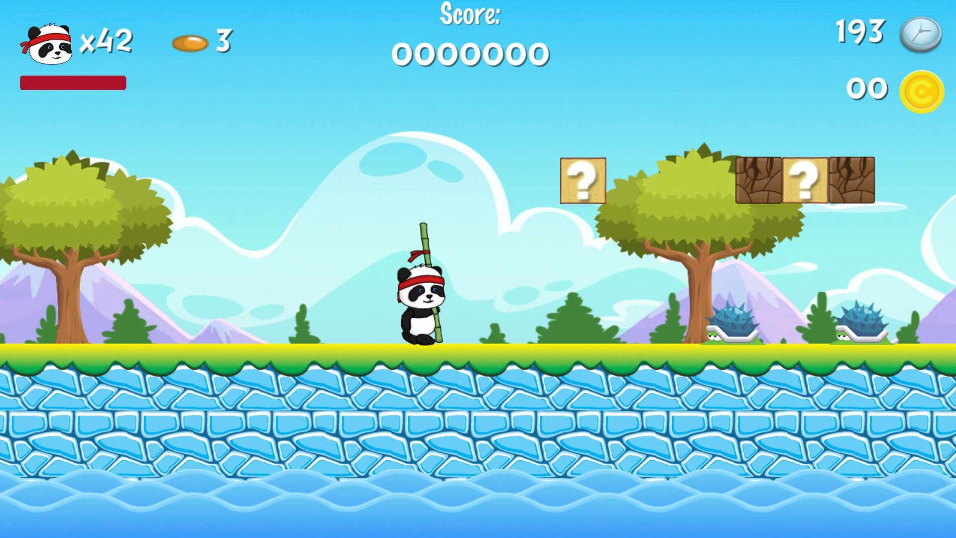 Screenshot: Panda Hero