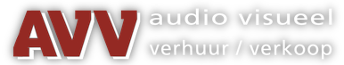 AVV Audiovisueel - Verhuur/Verkoop