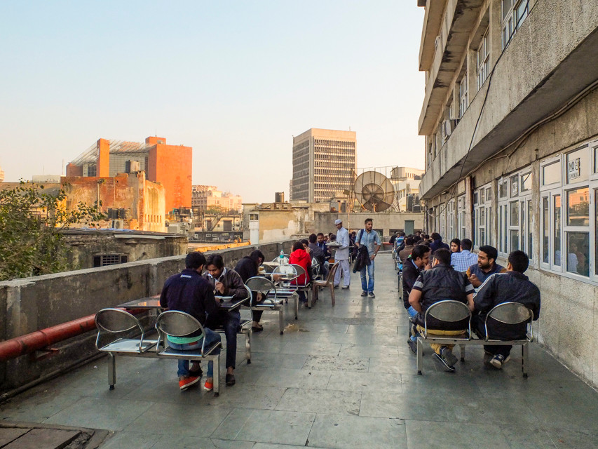 Indian Coffee House, New Delhi - © François Struzik - simply human 2015