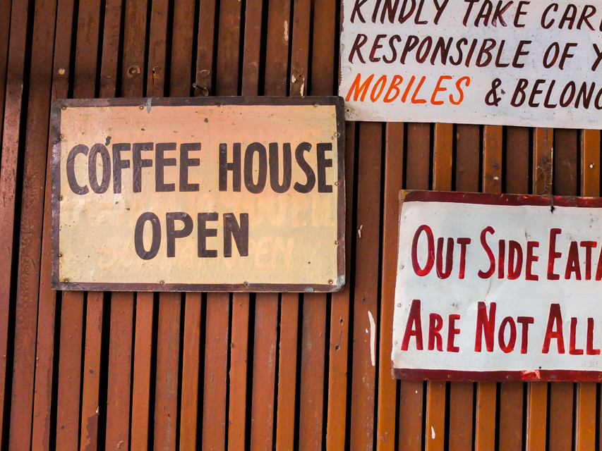 Indian Coffee House, New Delhi - © François Struzik - simply human 2015