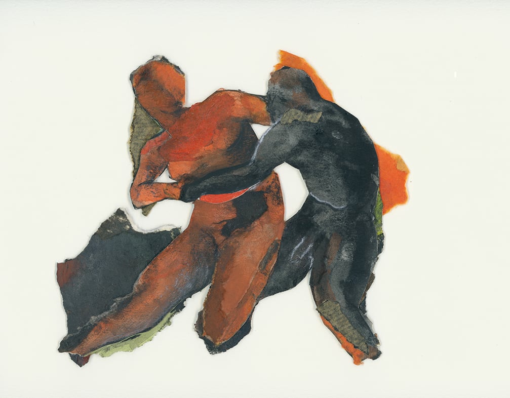 Mes ancêtres pourtant mortes muettes III, 1991, cm, techniques mixtes sur papier, Photo: Paul Litherland