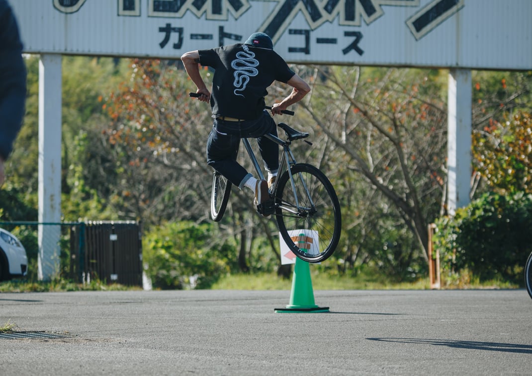 ゲストのトリックライダーTeppeiのトリック