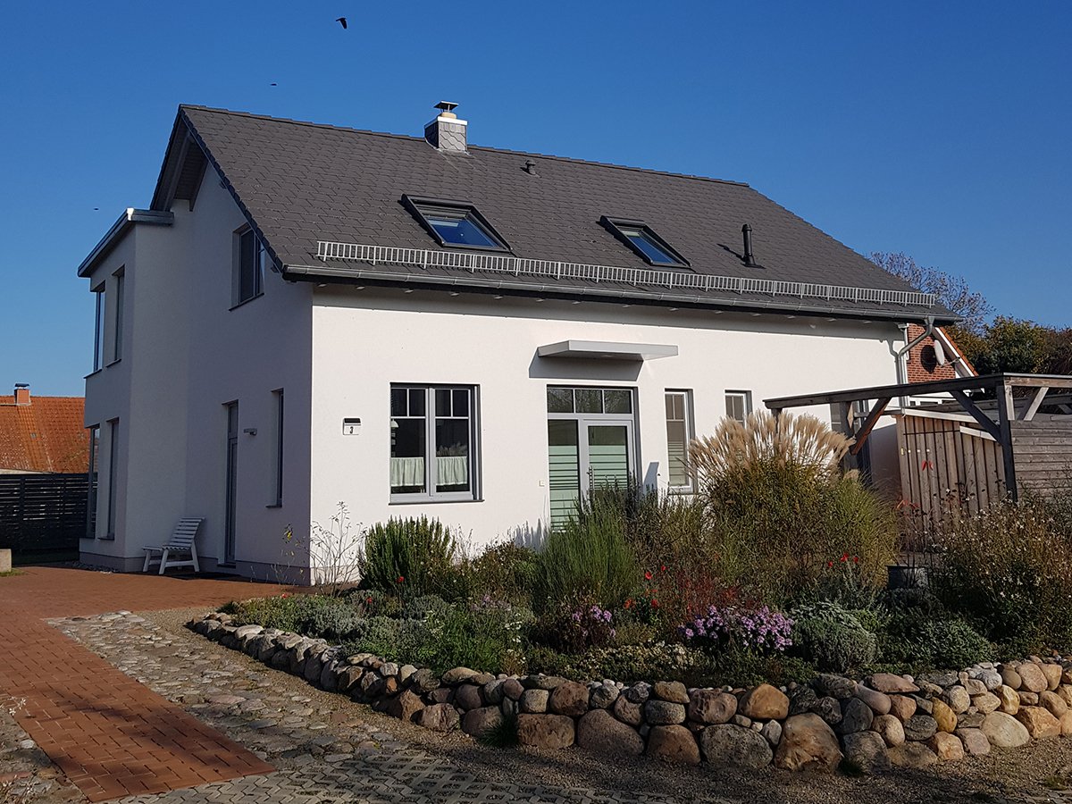 Einfamilienhaus in Pinnow mit Aufsparrendämmung und individueller Innentreppe