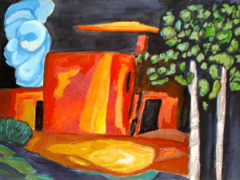 Moonlight Magic, watercolor, 10.5 x 7.5, 2012 SOLD