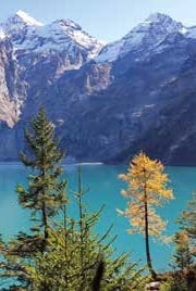 Promotionsbild - Atemberaubendes Panorama beim Fsichen am schweizer Bergsee 