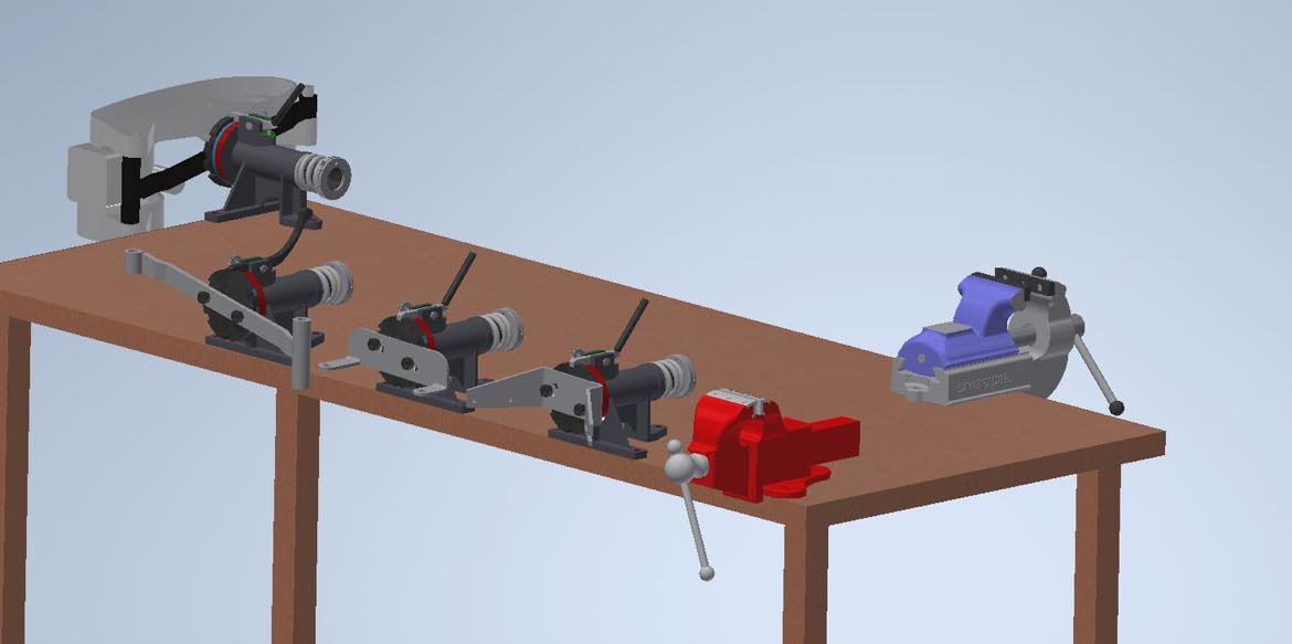 Lambretta-Motorenhalter