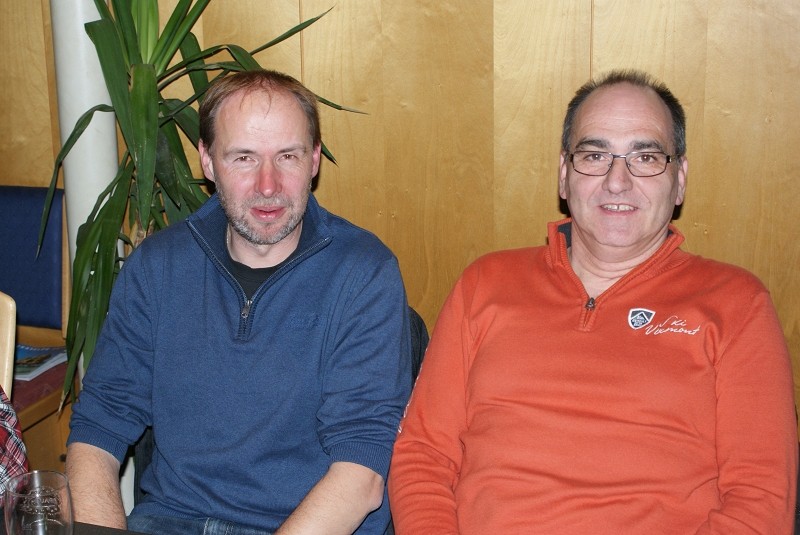 Zwei wichtige  Stützen des Vereines