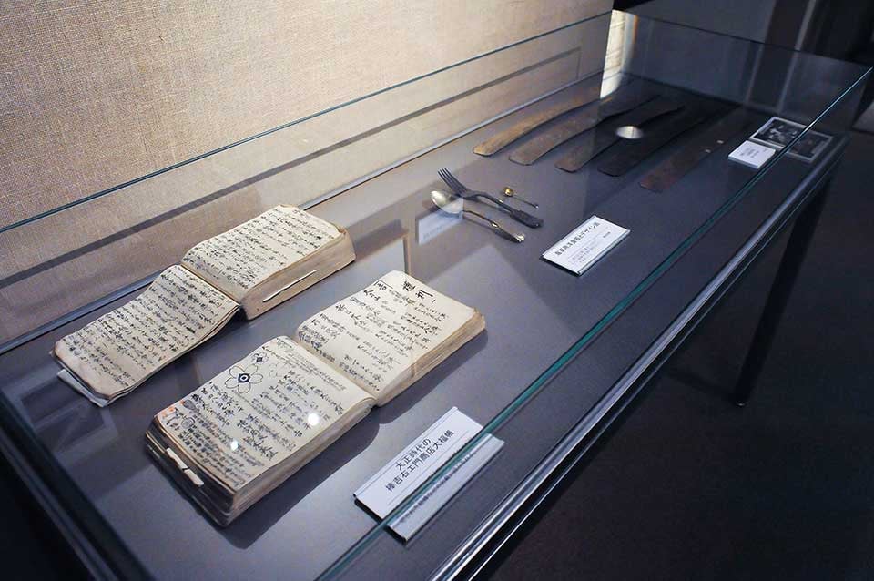 大正時代の捧吉右衞門商店の大福帳。