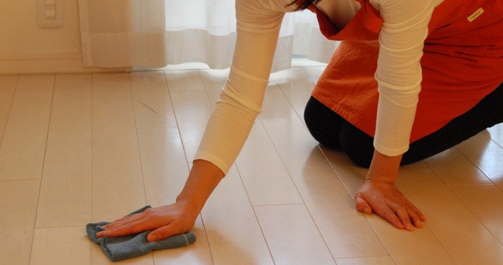 拭き掃除はサッパリ爽やか。お任せください。