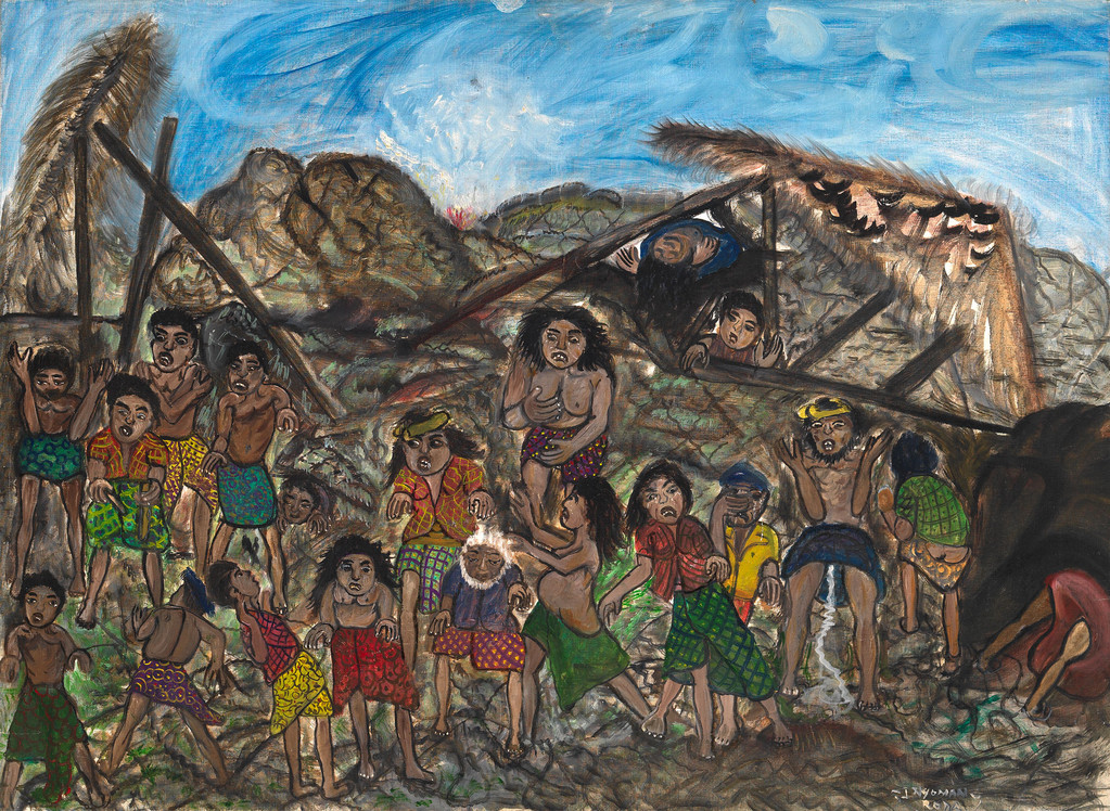 Cahos (Tempête) - 71x98 cm - réf. IR8.71.98