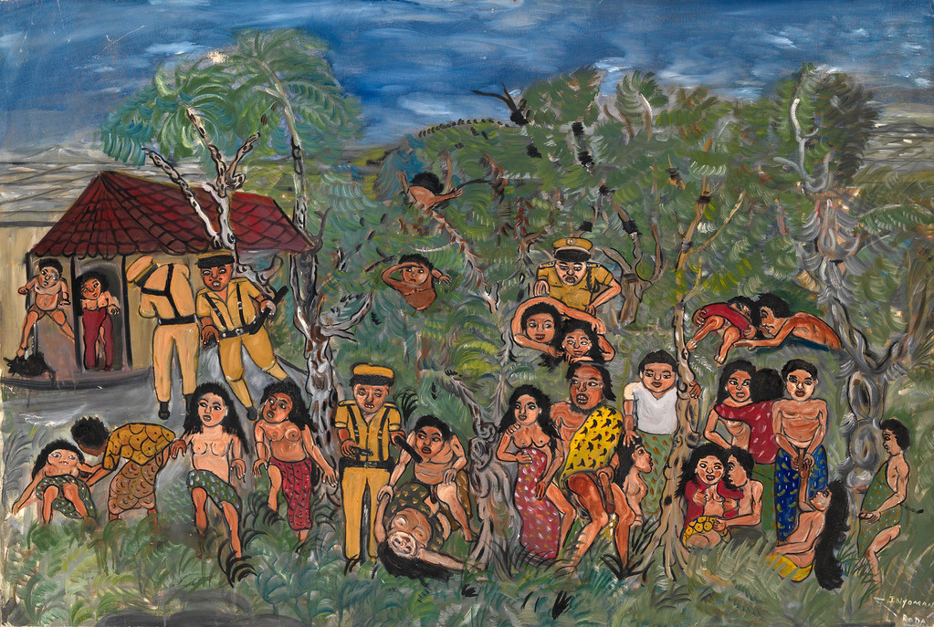 Descente de flics dans un lupanar - 97x146 cm - réf. IR63.97.146