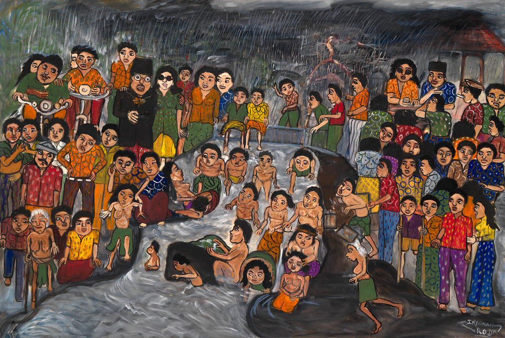 Baignade des enfants - 88x133 cm - réf. IR64.88.133