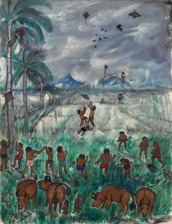 Les cerfs-volants -87x66 cm - réf. IR16.87.66