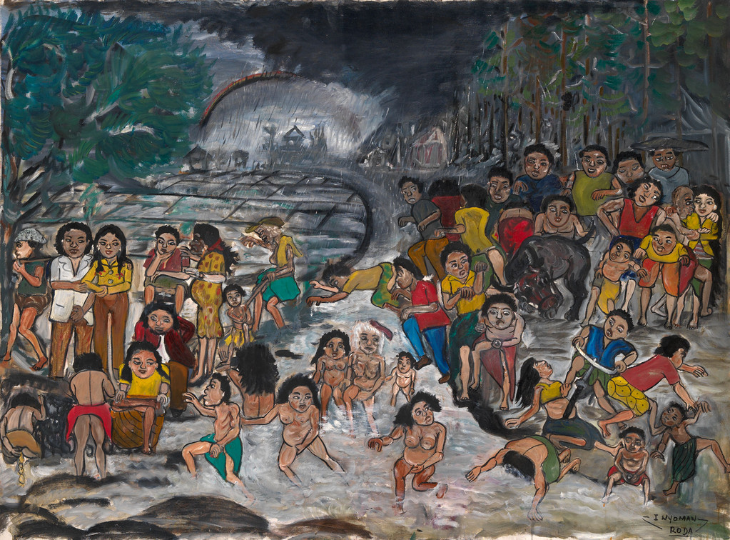 L'heure de la baignade - 97x133 cm - réf. IR113.97.133