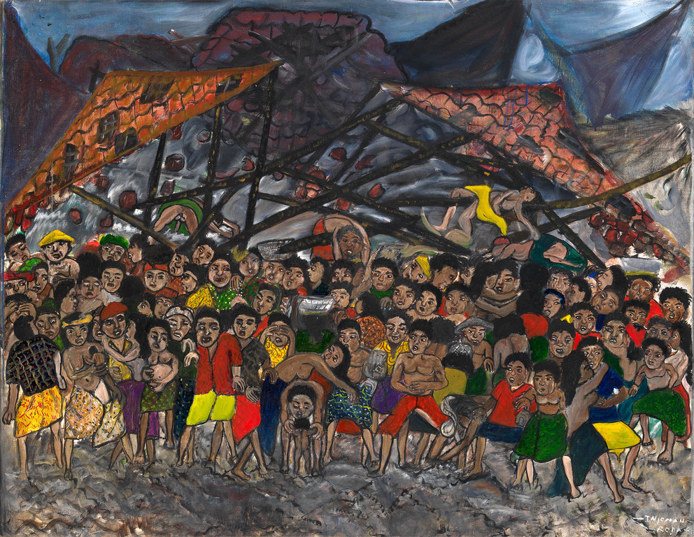 Tremblement de terre - 89x116 cm - réf. IR106.89.116