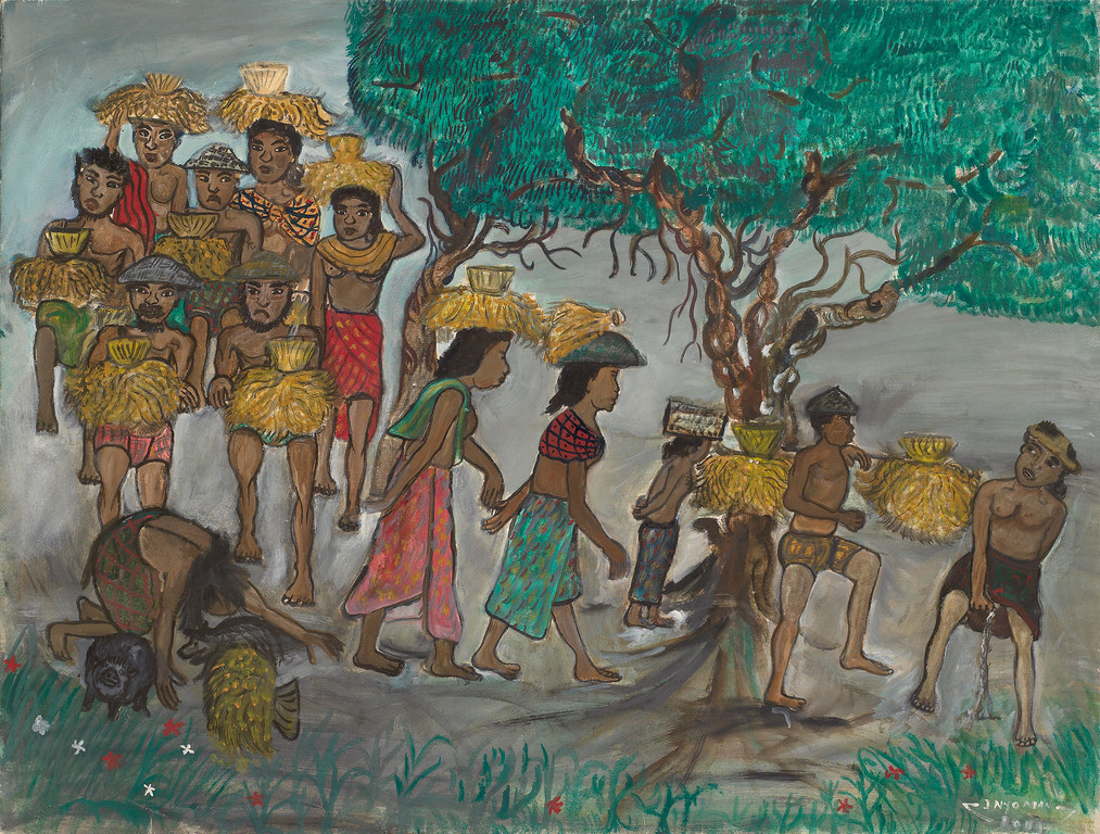 Retour de rizière - 66x86 cm - réf. IR20.66.86