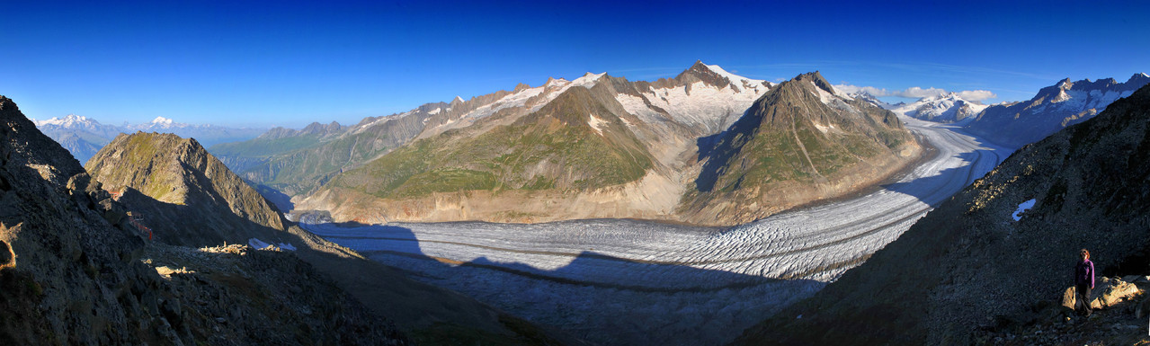 Rhonegletscher vom Eggishorn, VS