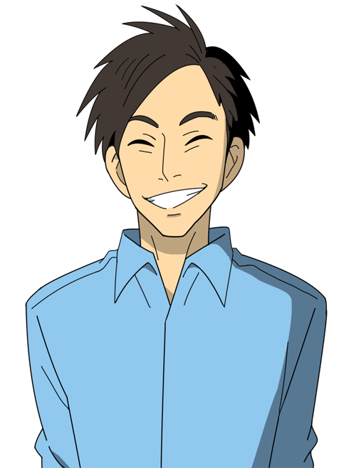 アニメ風似顔絵　ながれさん