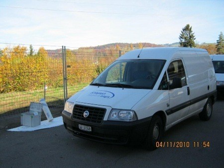 ...dieser Scudo scheint sich schon wohl zu fühlen mit der neuen Beschriftung...