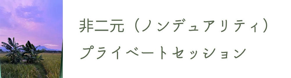 非二元（ノンデュアリティ）プライベートセッション