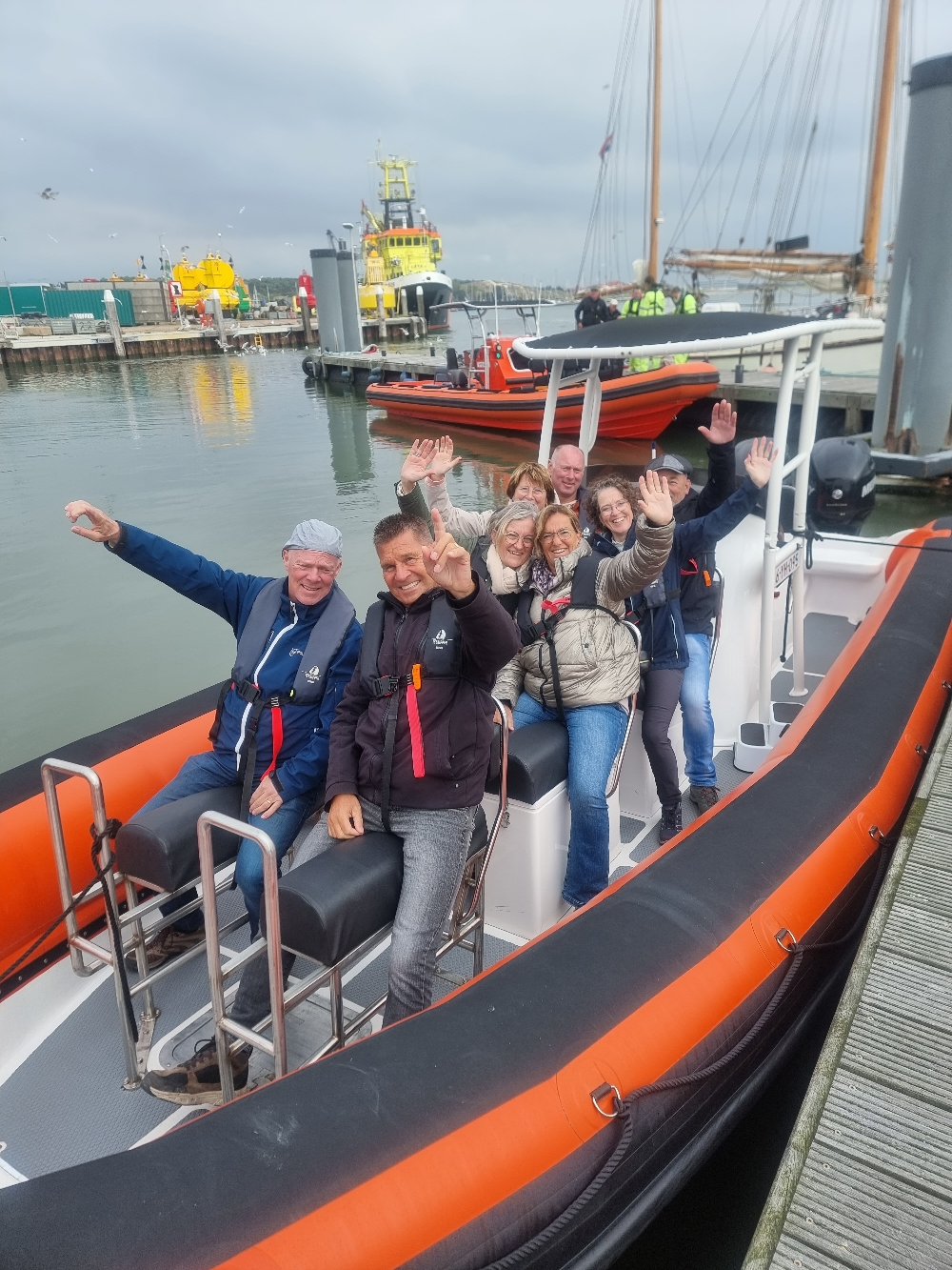 Tornado 8,50 rib boot in de waddenzee - RIB-boot op de Waddenzee