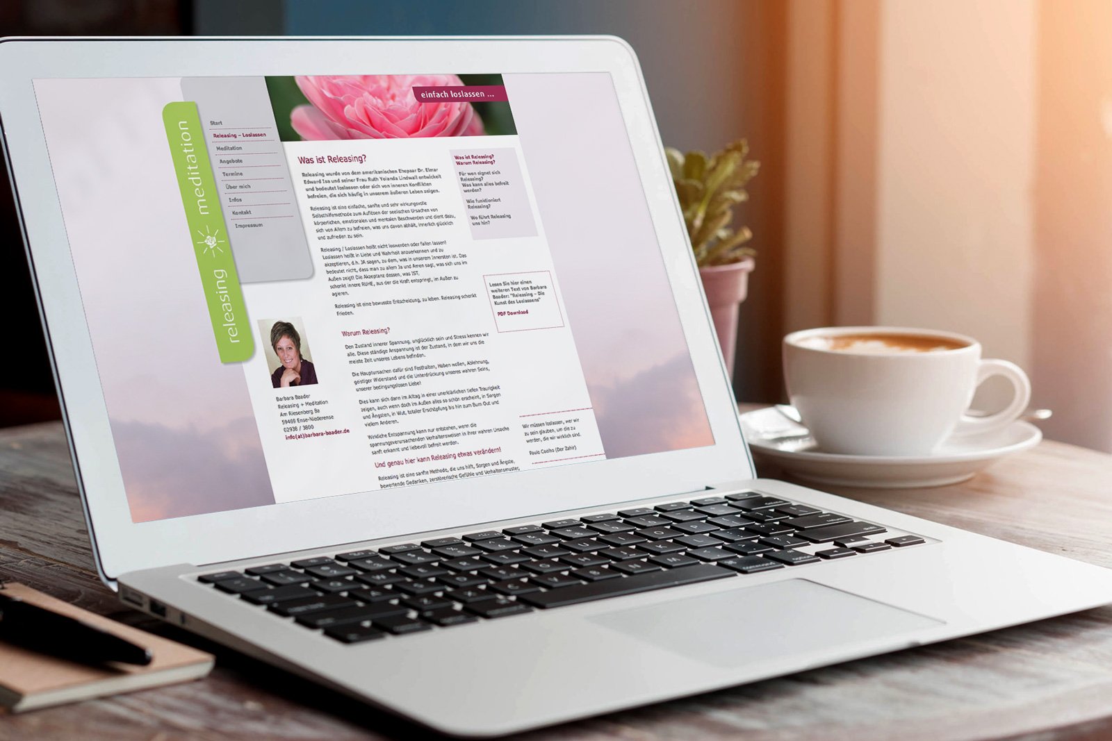 Barbara Baader Releasing und Meditation – Konzept Dassel-Design