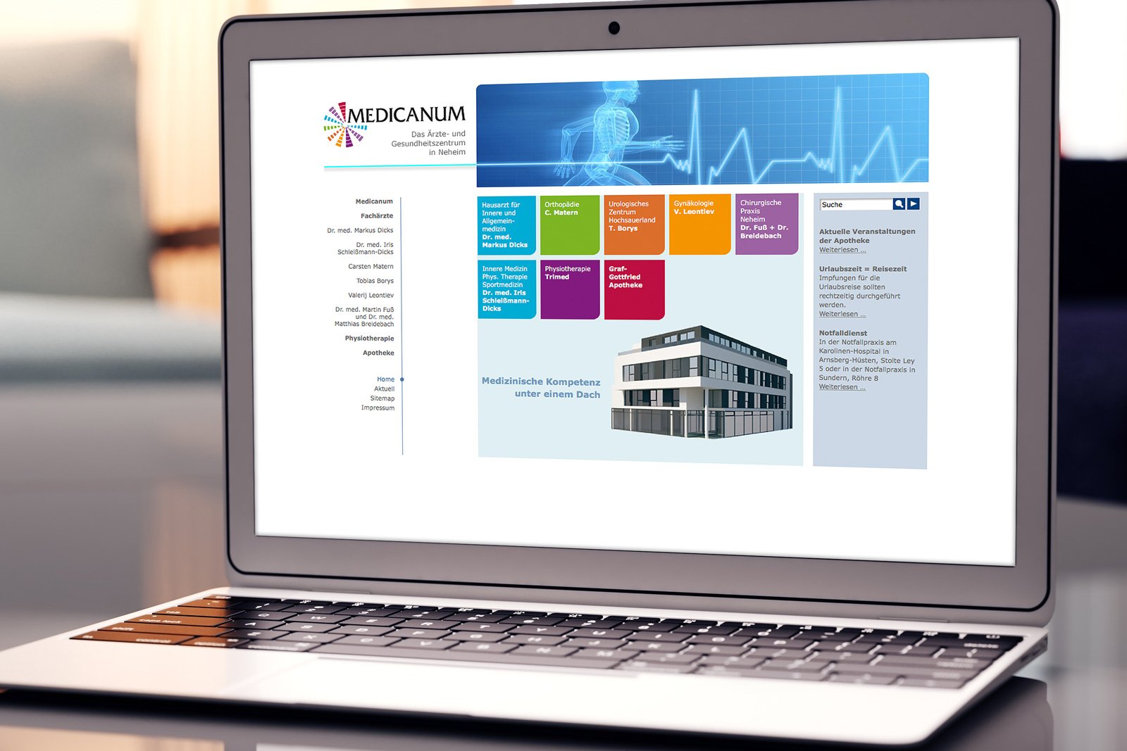 Medicanum Ärztehaus – Konzept Dassel-Design