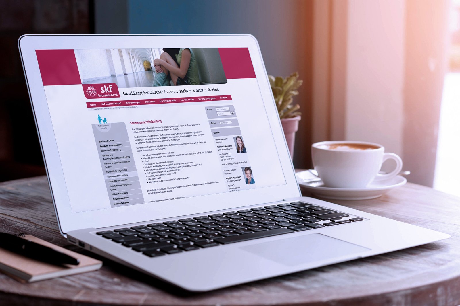 Sozialdienst katholischer Frauen – Konzept Dassel-Design