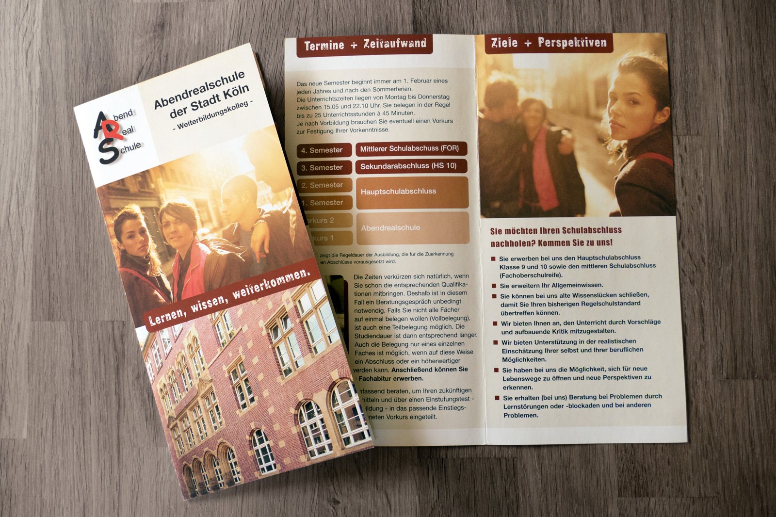 Abendrealschule Köln: Infoflyer