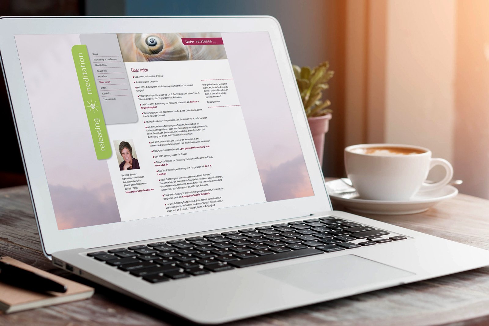 Barbara Baader Releasing und Meditation – Konzept Dassel-Design