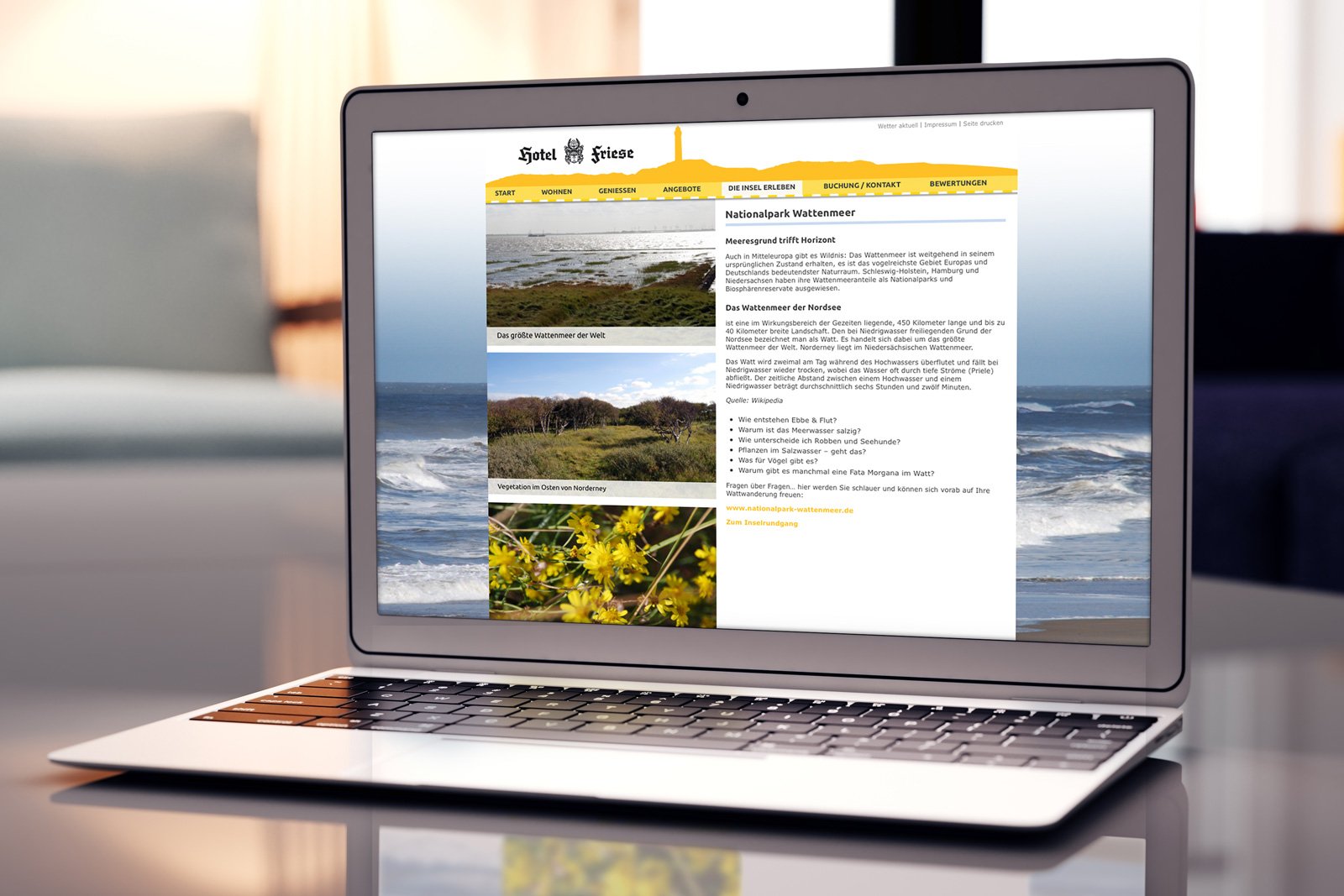 Hotel Friese, Norderney – Konzept Dassel-Design