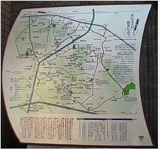 馬込文士村散策地図（西馬込駅）