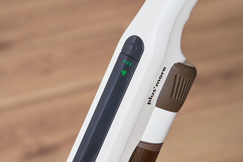 充電残量がわかるLEDランプ