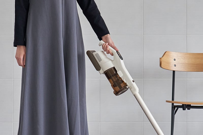 握りやすいグリップ