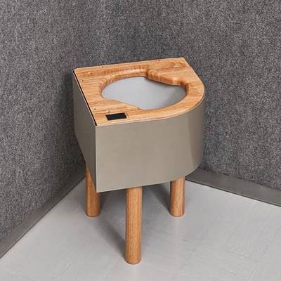 独立して使用できる非常用トイレ