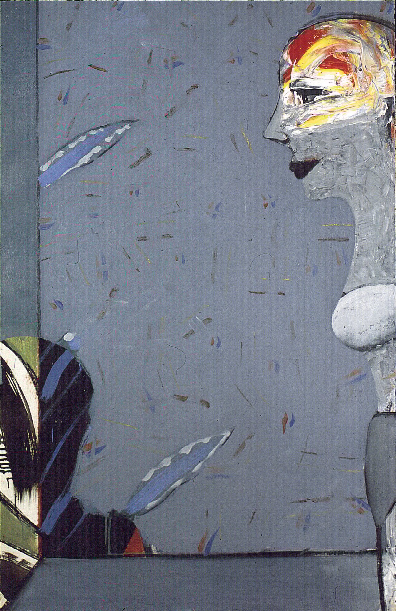 Le veilleur de plumes - 100x81