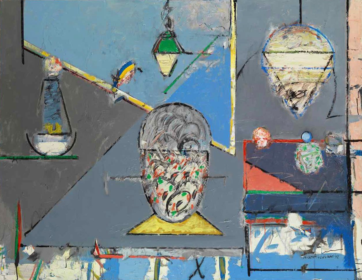 Vitrine du Habous - Technique mixte - 114x146 - 1992 repris en 2016