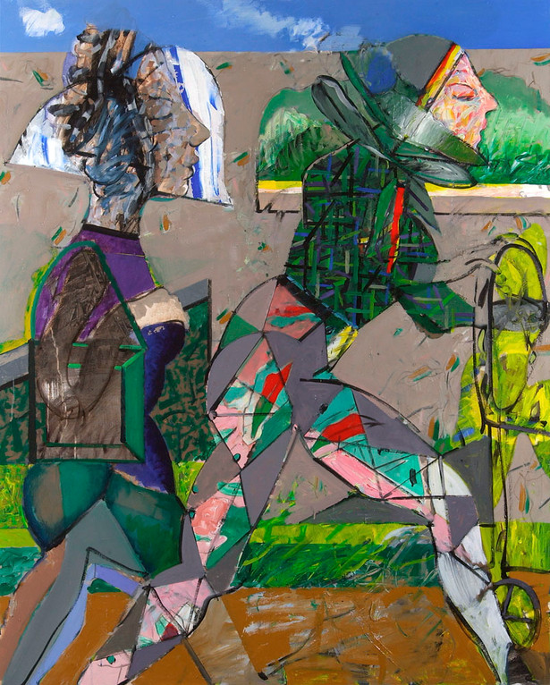 Libellule et papillon