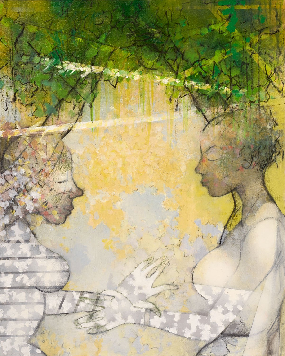 Arborescence - 2019 - Acrylique sur toile 100x81