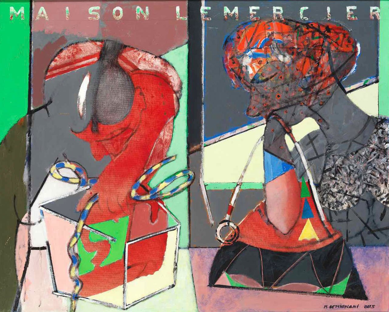 Maison Lemercier - Acryl sur toile - 81x100 - 2015