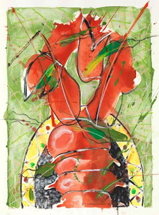 Le repos du guerrier - Acryl sur Arche - 69x49 - 2015